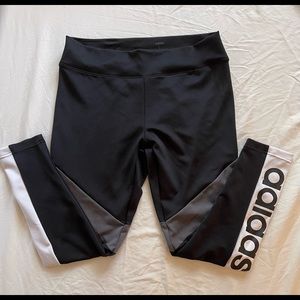 ADIDAS Women's Linear-Logo Full Length Leggings